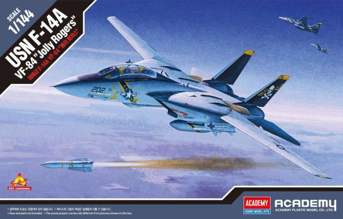 ACADEMY 1/144 12626 USN F-14A VF-84 JOLLY ROGERS