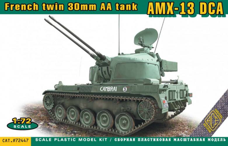 ACE 1/72 72447 AMX-13 DCA FRENCH TWIN 30mm AA TANK