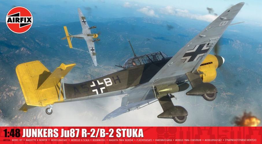 AIRFIX 1/48 07115A JUNKERS JU87 R-2 B-2 STUKA A07115A