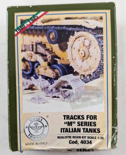 MODEL VICTORIA 1/35 4034 TRACKS FOR M SERIES ITALIAN TANKS
