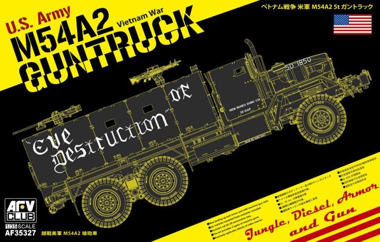 AFV CLUB 1/35 35327 M54A2 VIETNAM WAR GUNTRUCK