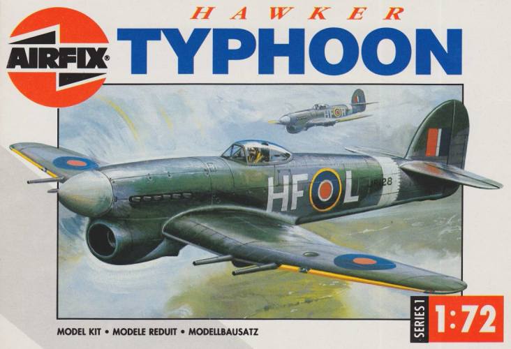 AIRFIX 1/72  01027  1990/1993  HAWKER TYPHOON Ib