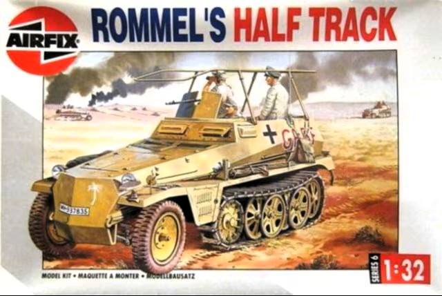 AIRFIX 1/32 06360  1993  ROMMELS HALF TRACK