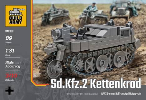 BUILD ARMY 1/31 B0002 SD.KFZ.2 KETTENKRAD 