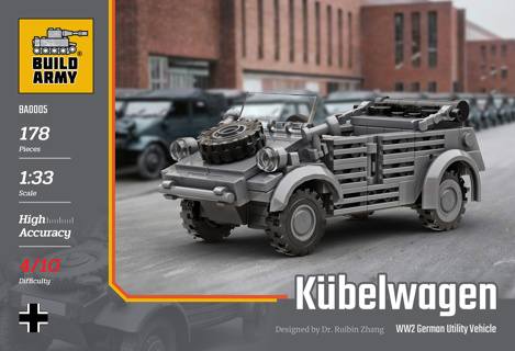 BUILD ARMY 1/33 B0005 KUBELWAGEN