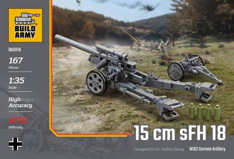 BUILD ARMY 1/35 B0018 15CM SFH 18 ARTILLERY