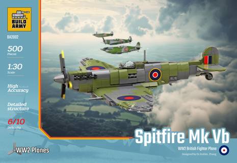 BUILD ARMY 1/30 B2002 SUPERMARINE SPITFIRE MK.VB