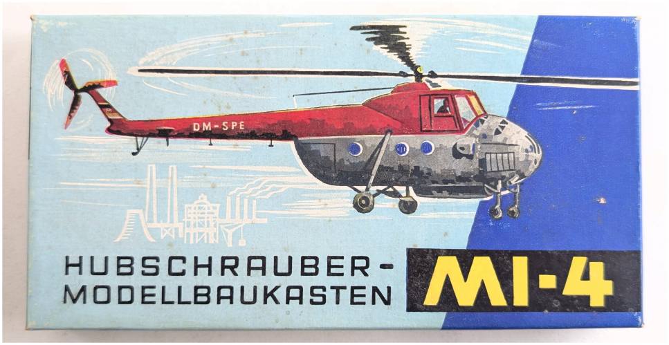 VEB  MI-4 HUBSCHRAUBER MODELLBAUKASTEN