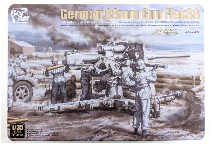 BORDER MODELS 1/35 BT-013 GERMAN 88MM GUN FLAK36