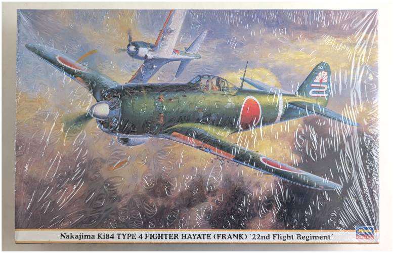 HASEGAWA 1/48 08159 NAKAJIMA KI84 TYPE 4 FIGHTER HAYATE FRANK 22ND FLIGHT REGIMENT