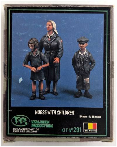 VERLINDEN PRODUCTIONS 1/35 291 NURSE WITH CHILDREN
