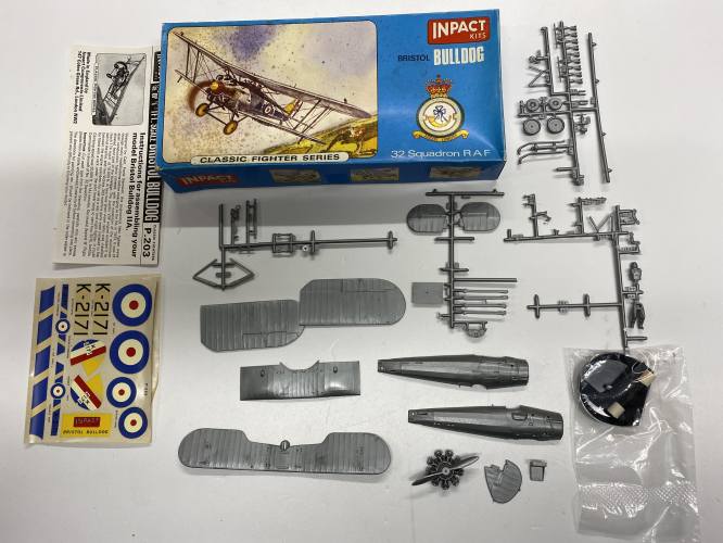 KINGKIT MODEL SCRAPYARD 1/48 INPACT P203 BRISTOL BULLDOG  INCOMPLETE 
