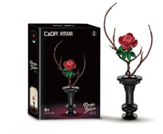 CADA  C59036W ORIENTAL FLORAL ART - ROUGE DAWN  363 PCS 
