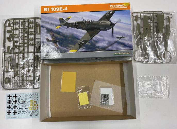 KINGKIT MODEL SCRAPYARD 1/48 EDUARD 8263 BF 109E-4  NO INSTRUCTIONS 