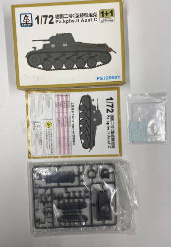 KINGKIT MODEL SCRAPYARD 1/72 S-MODEL 720001 PZ.KPFW.II AUSF.C  INCOMPLETE 