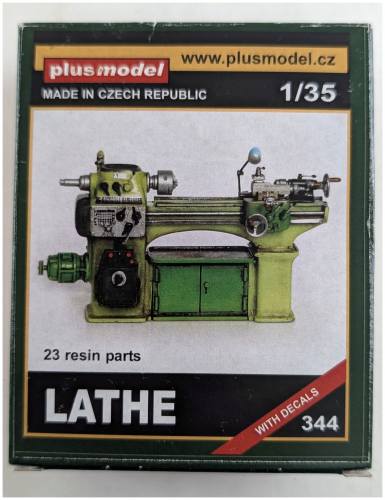 PLUS MODEL 1/35 344 LATHE WITH DECALS