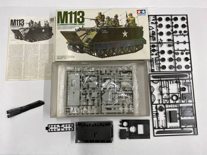 KINGKIT MODEL SCRAPYARD 1/35 TAMIYA 35040 M113 PERSONNEL CARRIER  INCOMPLETE   NO DECALS 