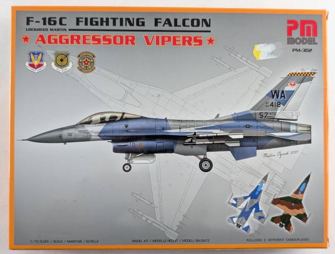 PM 1/72 PM-302 F-16C FIGHTING FALCON AGGRESSOR VIPERS