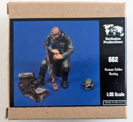 VERLINDEN PRODUCTIONS 1/35 662 GERMAN SOLDIER RESTING