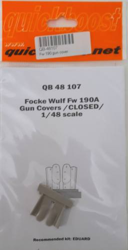 QUICKBOOST.NET 1/48 QB48107 FOCKE WULF FW 190A GUN COVERS /CLOSED/