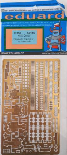 EDUARD 1/350 53146 HMS QUEEN ELIZABETH 1943 PT 2