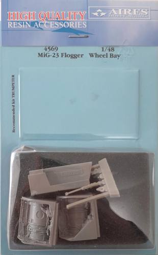 AIRES HOBBY MODELS 1/48 4569 MIG-23 FLOGGER WHEEL BAY