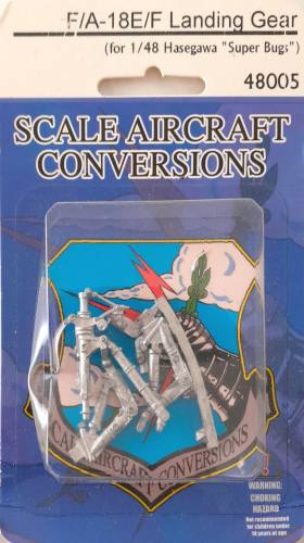 SCALE AIRCRAFT CONVERSIONS  1/48 48005 F/A-18E/F LANDING GEAR