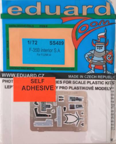 EDUARD 1/72 SS489 F-35B INTERIOR S.A.