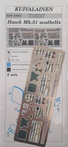 EDUARD 1/32 KPE 32002 HAWK MK.51 SEATBELTS Kuivalainen