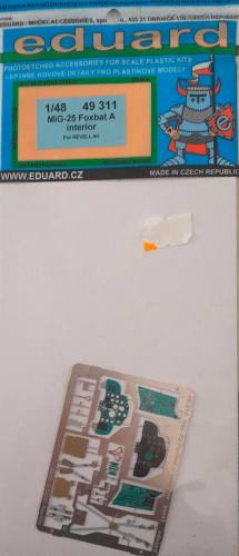 EDUARD 1/48 49 311 MIG-25 FOXBAT A INTERIOR
