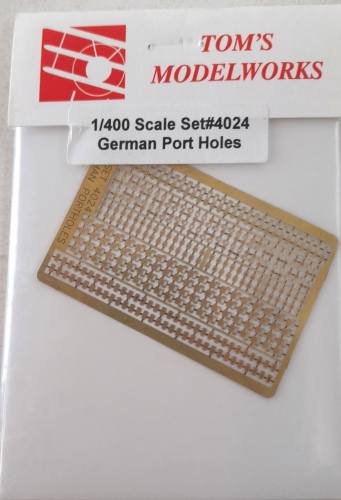 TOMS MODELWORKS 1/400 4024 GERMAN PORT HOLES