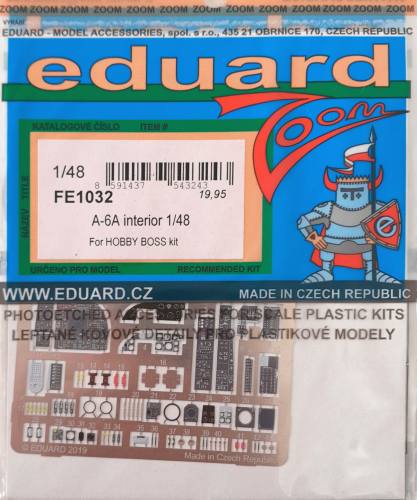 EDUARD 1/48 FE1032 A-6A INTERIOR 1/48