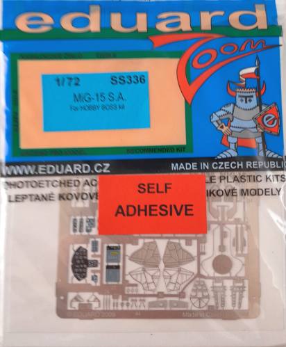 EDUARD 1/72 SS336 MIG-15 S.A.