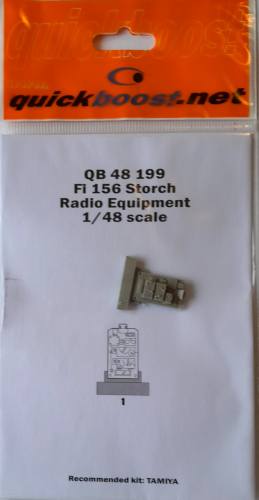 QUICKBOOST.NET 1/48 QB 48 199 FI 156 STORCH RADIO EQUIPMENT