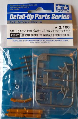 TAMIYA 1/12 12657 DUCATI 1199 PANIGALE S FRONT FORK SET