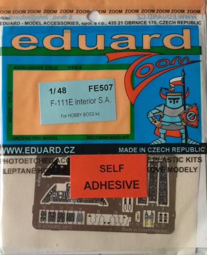 EDUARD 1/48 FE507 F-111E INTERIOR S.A.