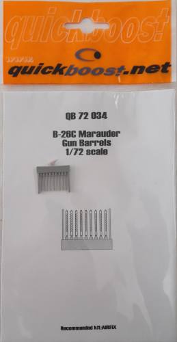 QUICKBOOST.NET 1/72 QB 72 034 B-26C MARAUDER GUN BARRELS