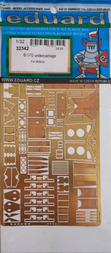 EDUARD 1/32 32342 B-17G UNDERCARRIAGE
