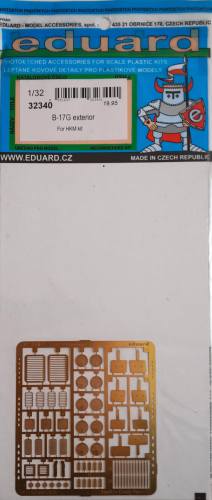 EDUARD 1/32 32340 B-17G EXTERIOR