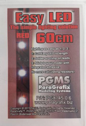 PARAGRAFIX  PGX145-0.6 EASY LED - RED