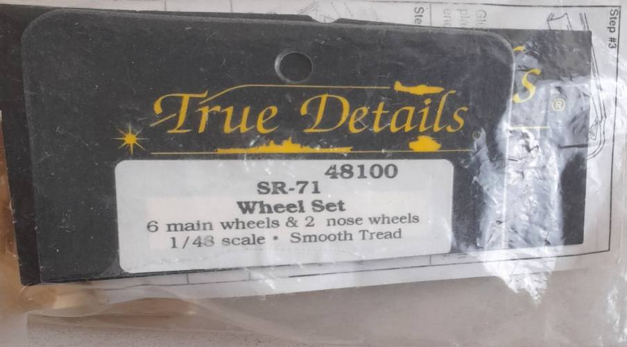 TRUE DETAILS 1/48 48100 SR-71 WHEEL SET