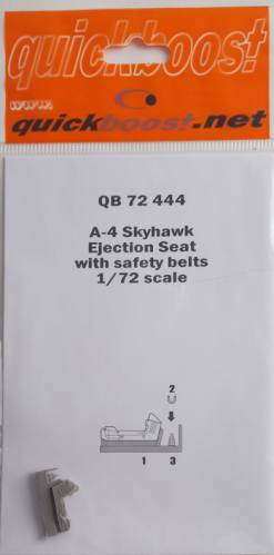 QUICKBOOST.NET 1/72 QB 72 444 A-4 SKYHAWK EJECTION SEAT WITH SAFETY BELTS