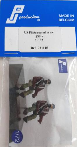 PJ PRODUCTIONS 1/72 721115 US PILOTS SEATED IN A/C  50    