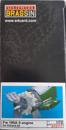 EDUARD 1/72 672117 FW 190A-5 ENGINE FOR EDUARD KIT