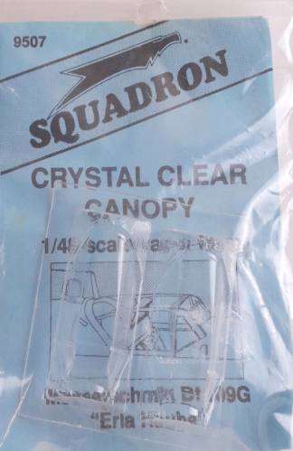 SQUADRON MODELS 1/48 9507 CRYSTAL CLEAR CANOPY