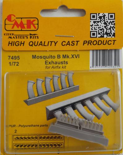 CMK 1/72 7495 MOSQUITO B MK.XVI EXHAUSTS