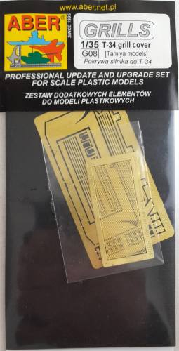 ABER 1/35 G08 T-34 GRILL COVER