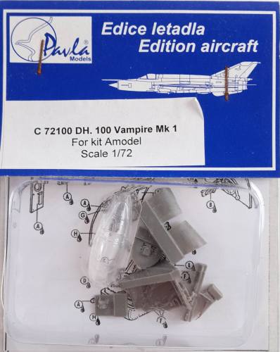 PAVLA 1/72 C 72100 DH. 100 VAMPIRE MK 1