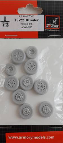 ARMORY 1/72 AR AW72043 TU-22 BLINDER WHEELS SET