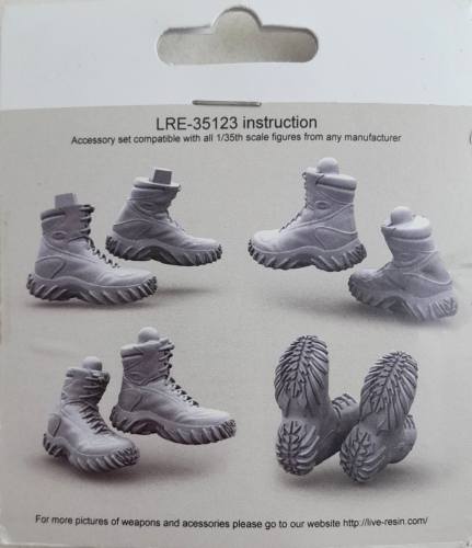 LIVE RESIN 1/35 LRE-35123 OAKLEY SABOT HIGH ASSAULT BOOTS